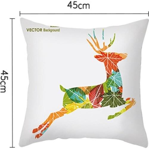 1PCS English Letter Pillow Cover 45x45cm Geometric Nordic Cushion Cover Polyester Cushion Case Sofa Bed Decorative Pillow Cover