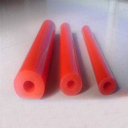 1Pcs Polyurethane Rubber Hollow Rod Force Glue Sticks PU Rods Self-defense Stick Red High