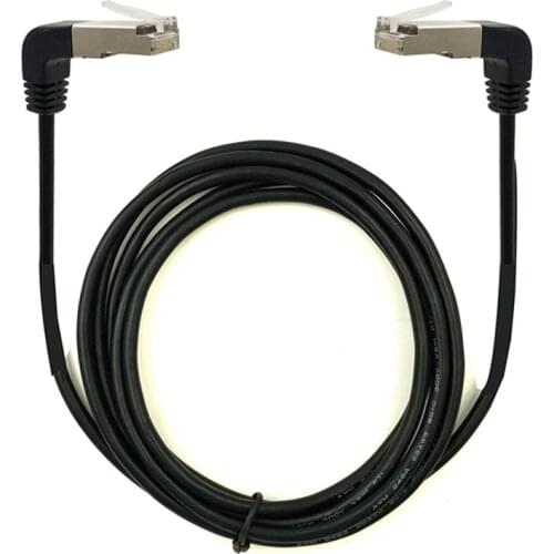 2 Elbow Up & Up Angled 90 Degree cat5e 8P8C FTP STP UTP Cat 5e Ethernet Network Cable RJ45 Lan Patch Cord 0.4m 1m 2m 3m 5m Angle