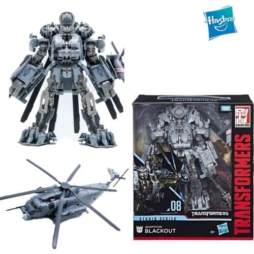 Anime Hasbro Transformers Studio Series Ss08 Blackout Vertigo with Scorpion Anime Action Figures Transformers Masterpiece