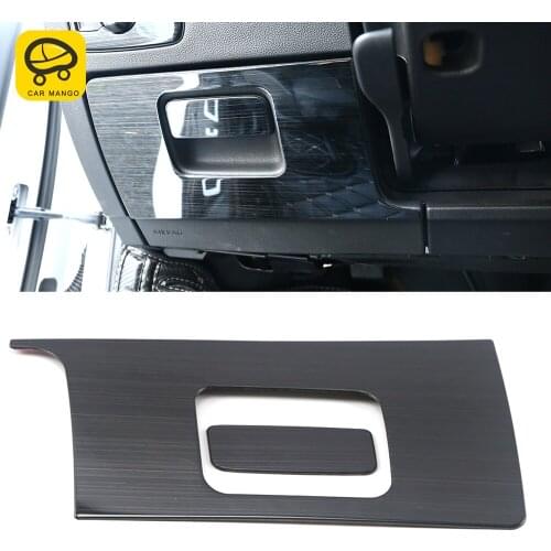 CarManGo Car Accessories Driver Seat Glove Box Panel Cover Trim Sticker Frame Decoration for VW Volkswagen Arteon 2017-2020