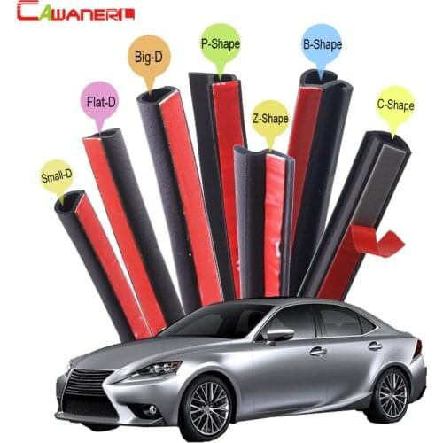 Cawanerl Car Rubber Sealing Seal Strip Kit Weatherstrip Seal Edging Trim For Lexus IS IS500 IS350 IS300 IS250 IS220 IS200
