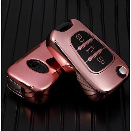 Tpu Car Key Cover Case For Hyundai I20 Ix20 I30 Ix35 Elantra For Kia Sportage Rio 3 Alma Ceed K2 K5 Remote Control Accessories