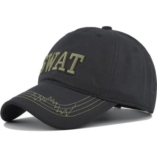 [DIFF COOL]Tactical Cap Mens Baseball Cap Brand SWAT Cap SWAT Hat Snapback Caps Cotton Adjustable Gorras Planas Man