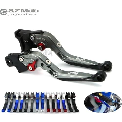 For BMW F800R F800 R 2005-2018 2017 2016 Motorcycle Accessories Folding Extendable Adjustable Brakes Clutch Levers With LOGO CNC
