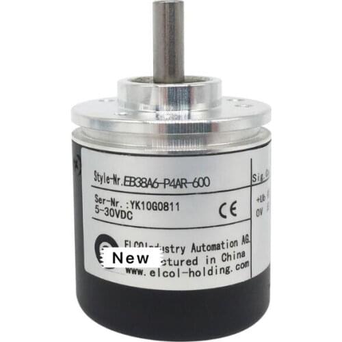 Elco EB38A6-P4AR-600 rotary encoder cable outer diameter of 38mm shaft diameter 6mm 600