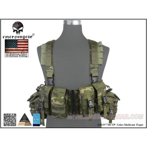Emersongear LBT 1961A-R Chest Rig Tactical Airsoft Combat Vest Multicam Tropic EM2977