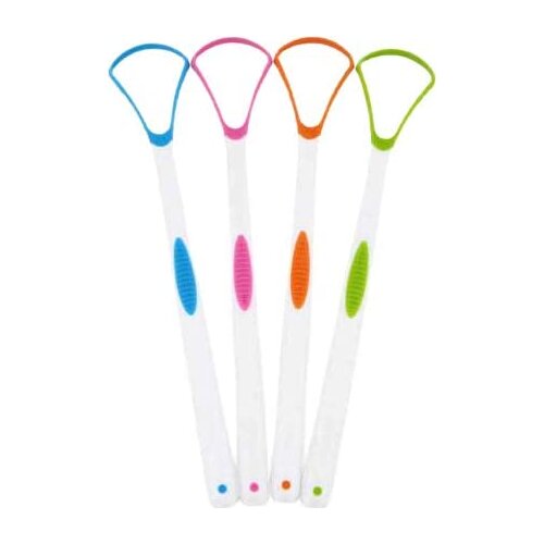 Tongue Cleaning Hygienic Plastic Tongue Scraper