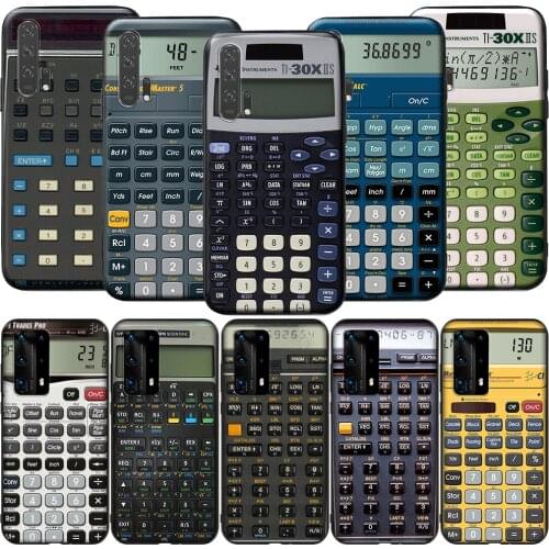 GX195 Retro Peculiar Calculator Silicone Case for Honor 6A 7A 3GB 7C 7X 8 8A 8X 8C 9 10 Lite View 20S 9A 10X Max Pro