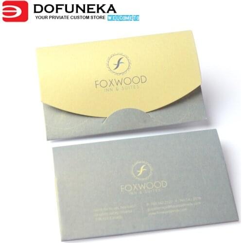 Customized factory price 250 g pearl paper gift card envelope