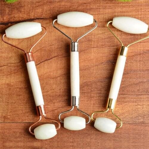 Quartz Roller Slimming Face Massager Lifting Tool Natural Jade Facial Massage Roller Stone Skin Massage Beauty Skin Care Tool