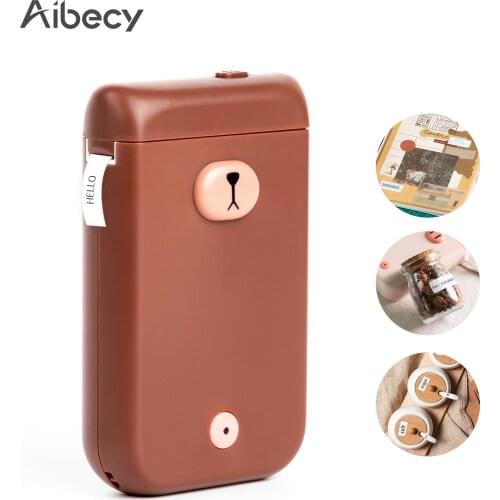 Aibecy D30S Mini Label Maker Machine Portable Wireless BT Thermal Printer Name Price Date Journal Study Sticker Tag Printer