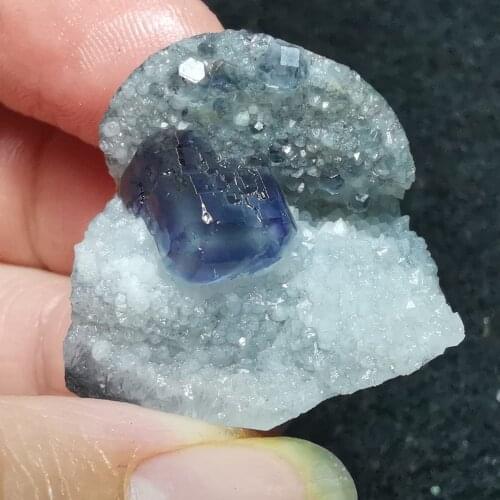 12.9g100% natural rare blue-green fluorite cluster mineral crystal sample stone and crystal healing crystal house decoration