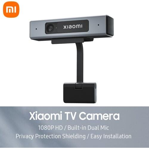 New Xiaomi Mi TV Camera Mini USB 1080P HD Webcam with Dual Noise Reduction Mic Privacy Cover for Video Call Teaching Conference