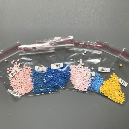 New diamond painting tool 5D diamond painting storage box diamond embroidery tool color number classification sticker