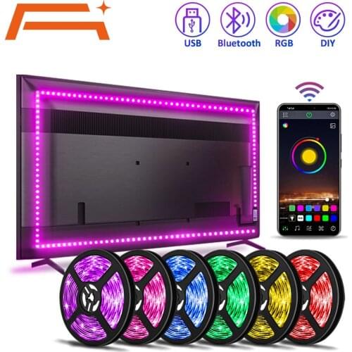 VIP LINK A+TV Backlight ,Color Changnig 5V USB Powered RGB5050 LED Strip Light for 24 - 60 Inch TV, Mirror, PC Decoration