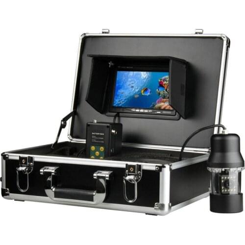 20m cable 360 Rotatable fish Underwater Monitor camera system with DVR