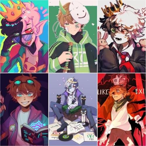 Retro Poster Anime Dream Smp Anime Posters Canvas Painting Wall Poster Wall Art Picture Photos for Childrens Room Decoration