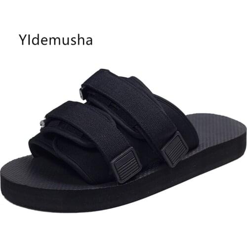 Lovers sandals Summer fashion mens slippers outdoor beach womens Non slip drag shoes Soft comfortable womens Casual slippers