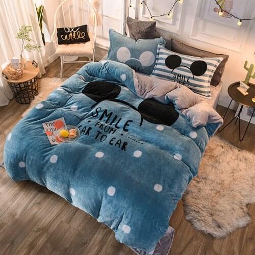 Super Soft Warm Flannel Bedding Set AB Double Side Duvet Cover 2 Pillowcases,Flat Sheet/Throw Blanket for sofa/Chairs Sleeping