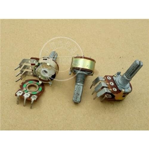 Amplifier volume encoder 16 type double 360 degree turn with step 24 point handle length 20MM rachis switch