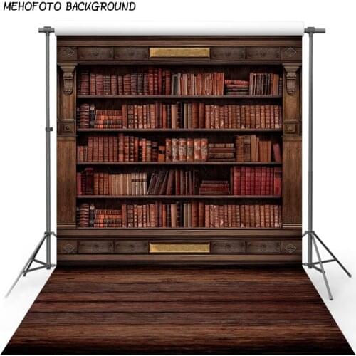 Vinyl photography backgrounds bookshelf customize photo backdrop student graduation season celebration communion photocall