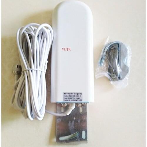 High Gain Outdoor Antenna 700-2700MHz 20-25DB Directional Antenna with N CONNECTOR for Mobile Signal Booster with 10m Cable