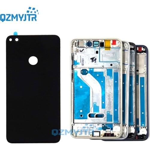 Replacement For Huawei honor 8 lite/p8 lite 2017 Middle Frame front lcd Housing Cover Bezel Plate Chassis+Battery Back cover