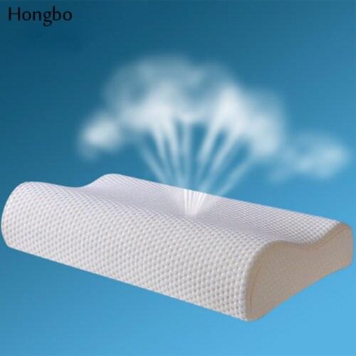 Hongbo 1 Pcs Slow Rebound Foam Memory Pillow Orthopedic Neck Care Pillows in Bedding Cervical Health 30*50cm Pain Release