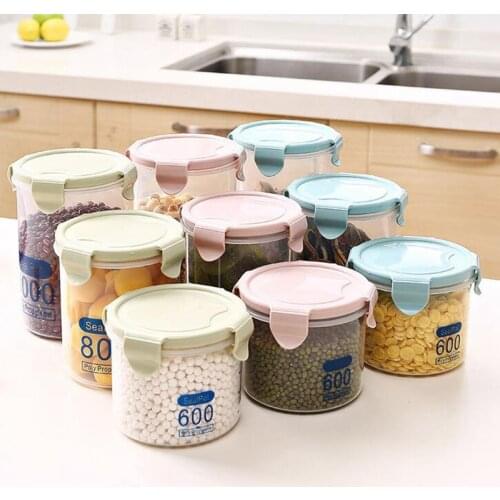 1pcs High Quality Kitchen Storage Box Sealing Food Preservation Plastic Fresh Pot Container Hot Box Organizer Case Kitchen