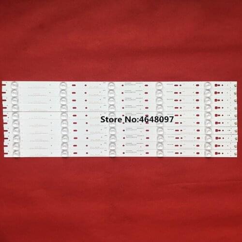 10pcs/Kit LED strips for HAI ER 55 TV CRH B55K52303005106AG REV1.3 W CRH B55K52303005106AG REV1.3 I