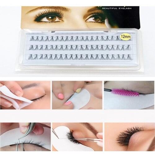 30Pcs Handmade Claw Hair Thick Long False Eyelashes Natural Lash Eye Makeup
