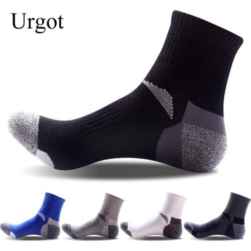Urgot 5 Pairs Mens Socks Sports Basket Ball Socks Cotton Long Tube Male Fashion Casual Sock Boys Adult Meias Calcetines Hombre