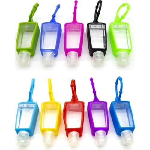 5PCS/lot Mini 30ML Empty Perfume Bottle Portable Travel Refillable Bottles Silicone Hand Sanitizer Container