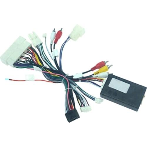 Car Audio 16PIN Power Cord Adapter Audio Harness with Canbus Box for Hyundai Mistra Elantra KIA Sorento K3 2016-2019