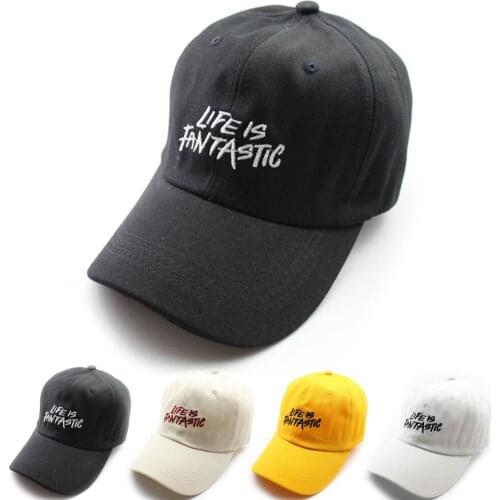 Men Women Baseball Cap Embroidery Life Cotton Kpop Hats Dad Hat Adjustable Hip hop Dancing Sport Golf Outdoor Sun Snapback Caps