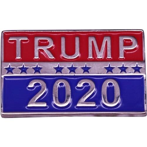 Trump for president 2020 brooch politics jewelry
