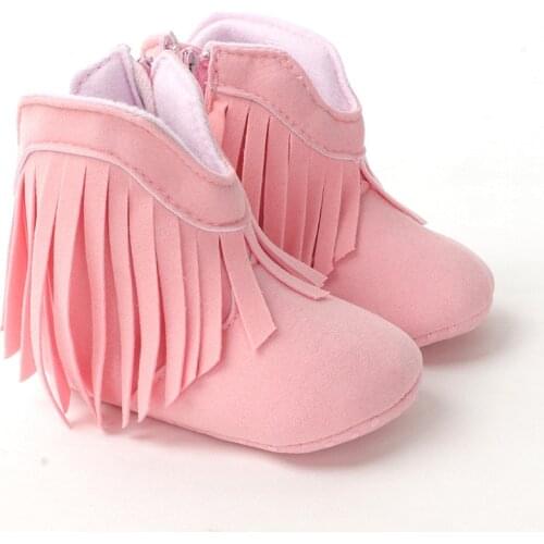 Baby Autumn Winter Boots Infant Toddler Newborn Tassels Shoes Girls Boys First Walkers Warm Snowfield Booties Boot footwear
