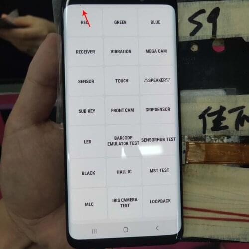 Original For Samsung S9 LCD Display Touch G960 G960U Display For Samsung S9 Black Dots LCD Display Touch Screen Digitizer