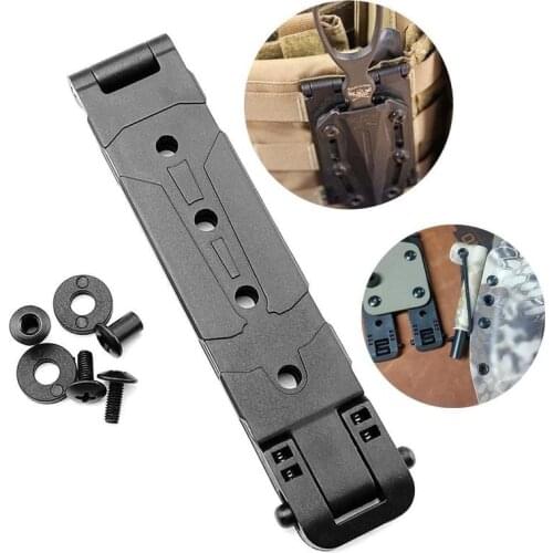 For MOLLE-LOK Scabbard K Sheath Waist Clip System Scabbard Back Clip KYDEX Scabbard Carrying Clip K Sheath Buckle Free Shipping