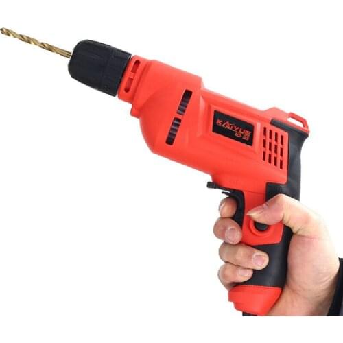 220V Electric Drill Machine Speed Adjustable Electric Portable Drill Electric Screwdriver High Power Pistol Drill Power Tools