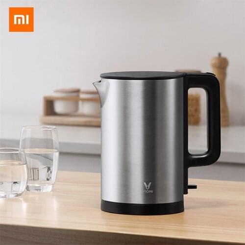Xiaomi Youpin VIOMI 1.5L Electric Kettle Stainless Steel Kitchen Smart Whistle Samovar Tea Pot Thermo 5-6min Rapid Boiling