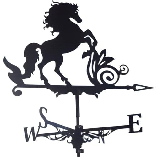 Retro Metal Horse Weathervane Weather Vane Yard Farm Crafts 30inch Tall