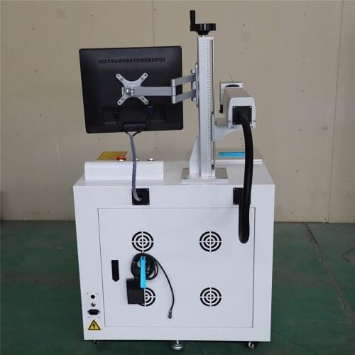 2021 Fiber Laser Marking Machine With Rotary 20W 30W 100W RAYCUS Metal Engraving Machine With Discount Price