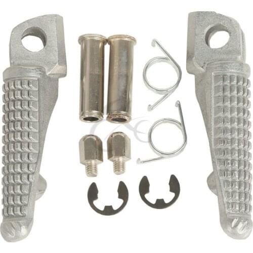 Motorcycle Front Footrests Foot pegs For Kawasaki Ninja ZX6R ZX10R ZX-6R Z1000 Z750 ER6F