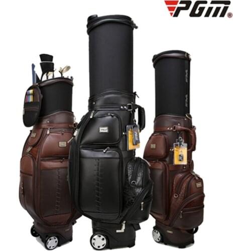 Pgm Genuine Standard Ball Bag Men Standard Waterproof Golf Club Bag Practice Training Package With Free Rain Cover! D0482
