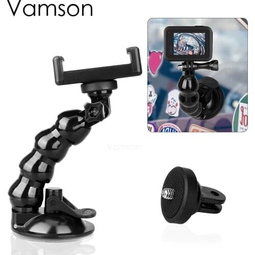 For Adjustable Car Suction Cup Adapter Window Glass Mount for DJI OSMO for Gopro Hero 8 7 6 5 Black Action camera Accessories