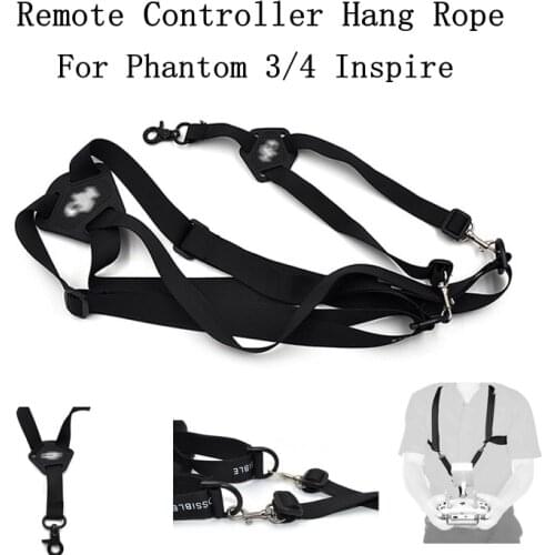 Adjustable Remote Control Lanyard Shoulders Belt Strap Hanging Rope Universal Sling Neck With Hook For DJI Phantom 3/4 Inspire