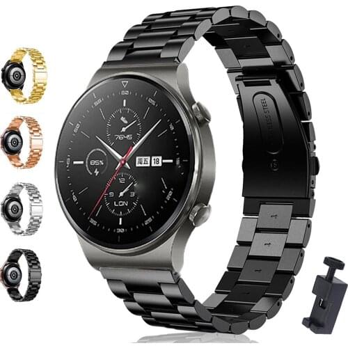 For Gt 2 Pro Stainless Steel Strap Band for Huawei Gt2 Pro/ Honor Watch GS Pro Smart Bracelet Metal Strap Wristband Correa