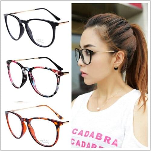 Retro round eyes glasses frame men women vintage myopia eyeglasses frame plain glasses oculos de grau femininos